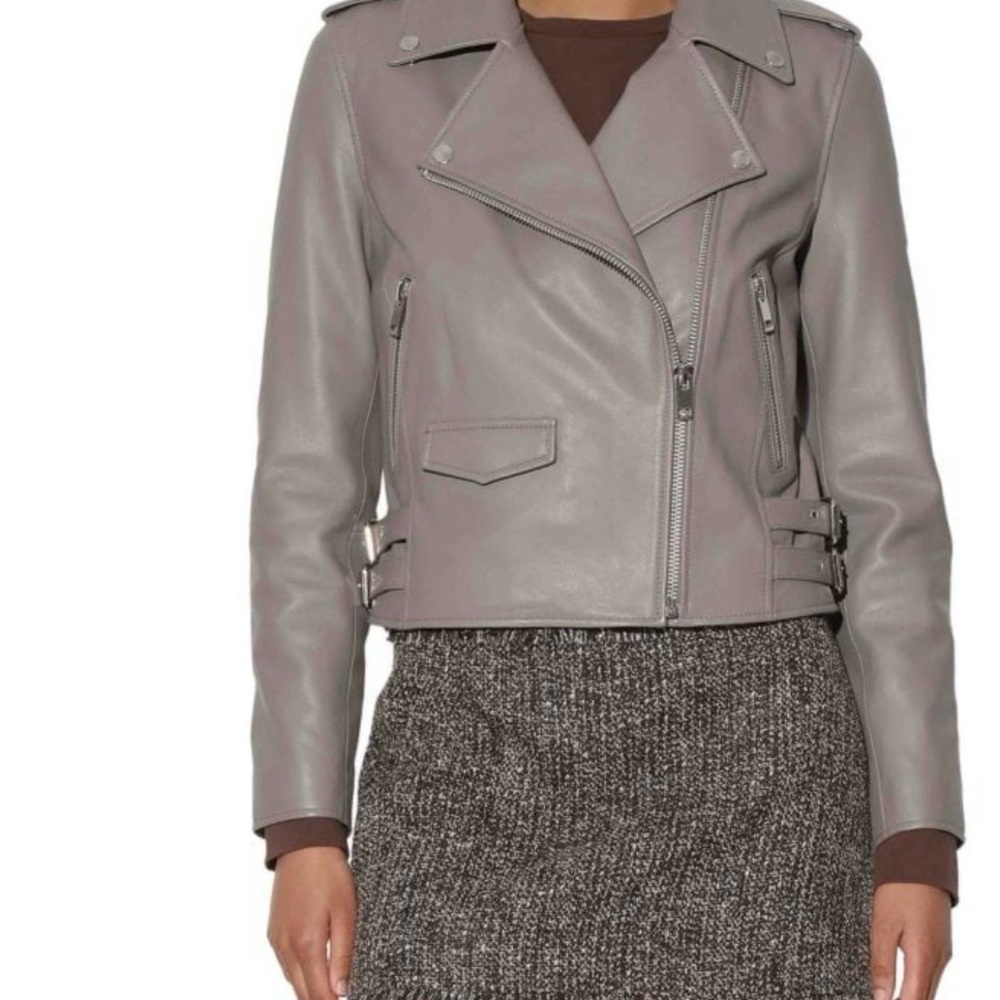 Walter Baker Women's Taupe Leather Jacket